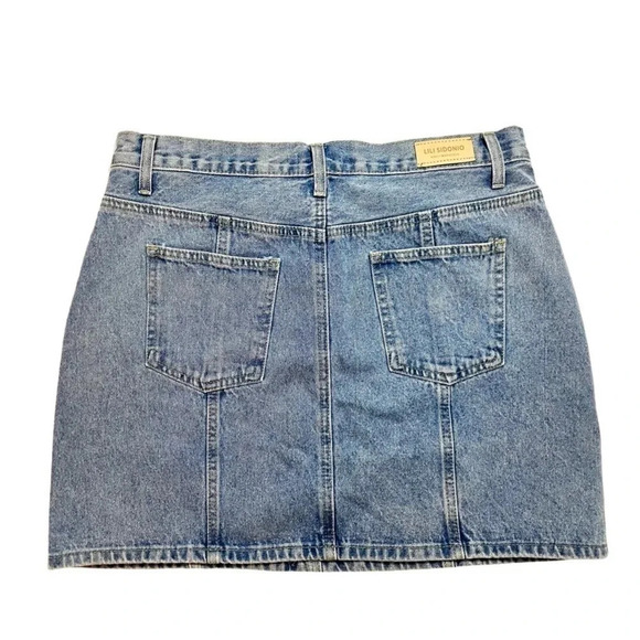 NWT Lili Sidonio x Molly Bracken Denim Skirt - Picture 4 of 4